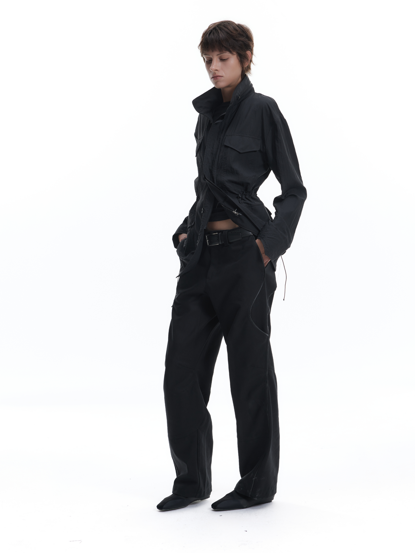 YAOHEI PATCHWORK CARGO PANTS