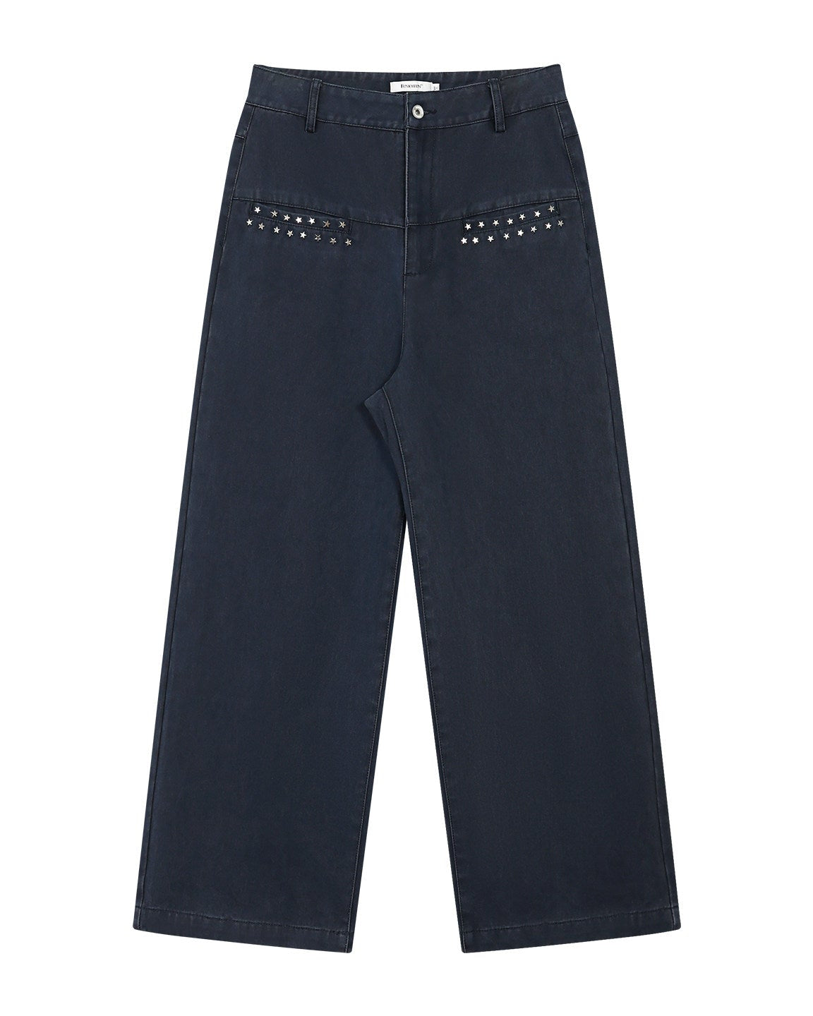 STAR RIVET WASHED LOOSE STRAIGHT CARGO PANTS