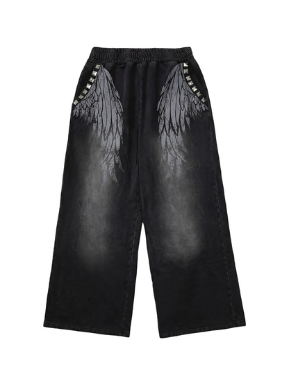 BROKEN WINGS LOOSE SWEATPANTS