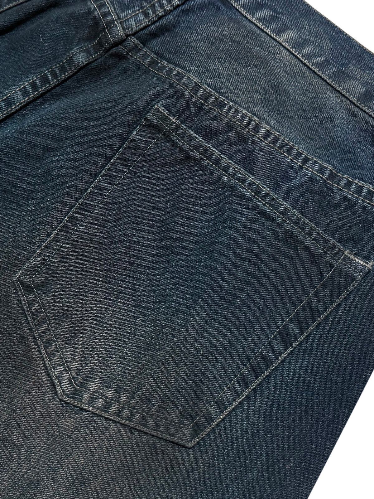 SPRAY FADE WHISKER 3D STRAIGHT DENIM