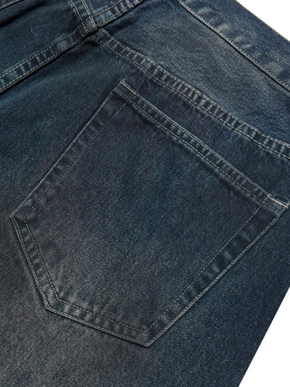 SPRAY FADE WHISKER 3D STRAIGHT DENIM