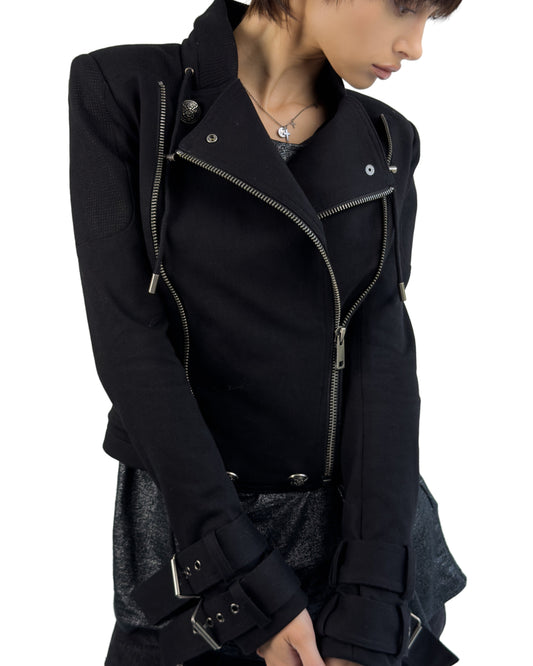 COURT NOIR QUILTED PATCHWORK JACKET