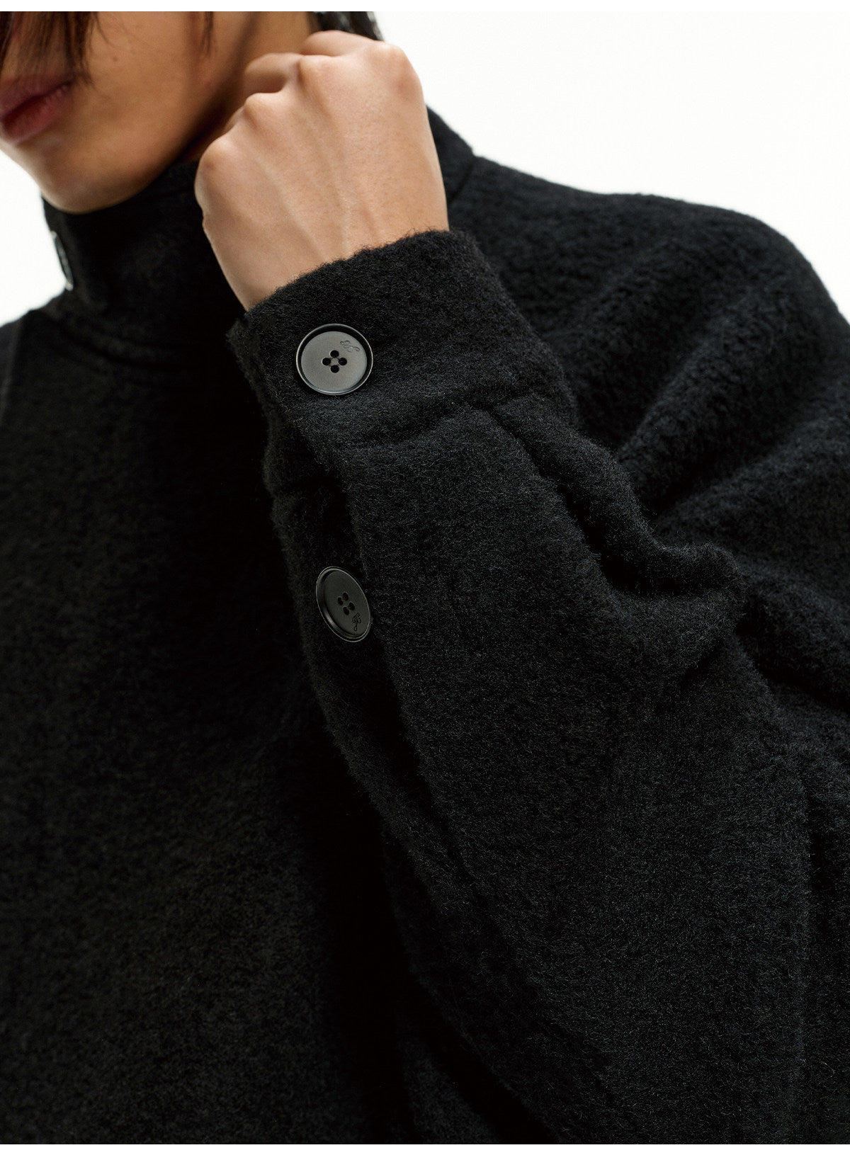 CURLY TEXTURE WOOL LOOP JACKET