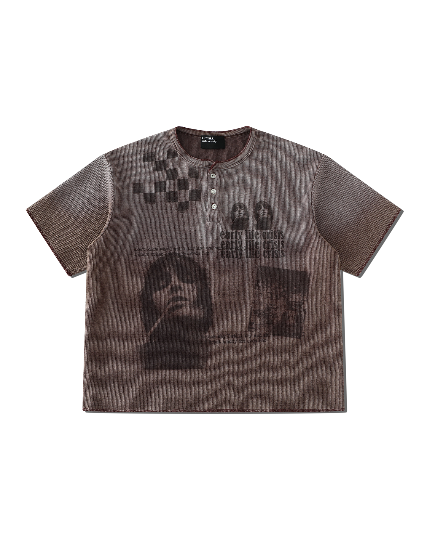 FADED WAFFLE PORTRAIT TEE