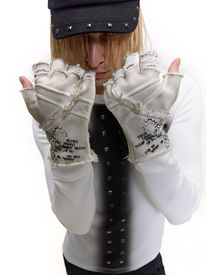 DIRTY DYE KNIFE CUT GLOVES