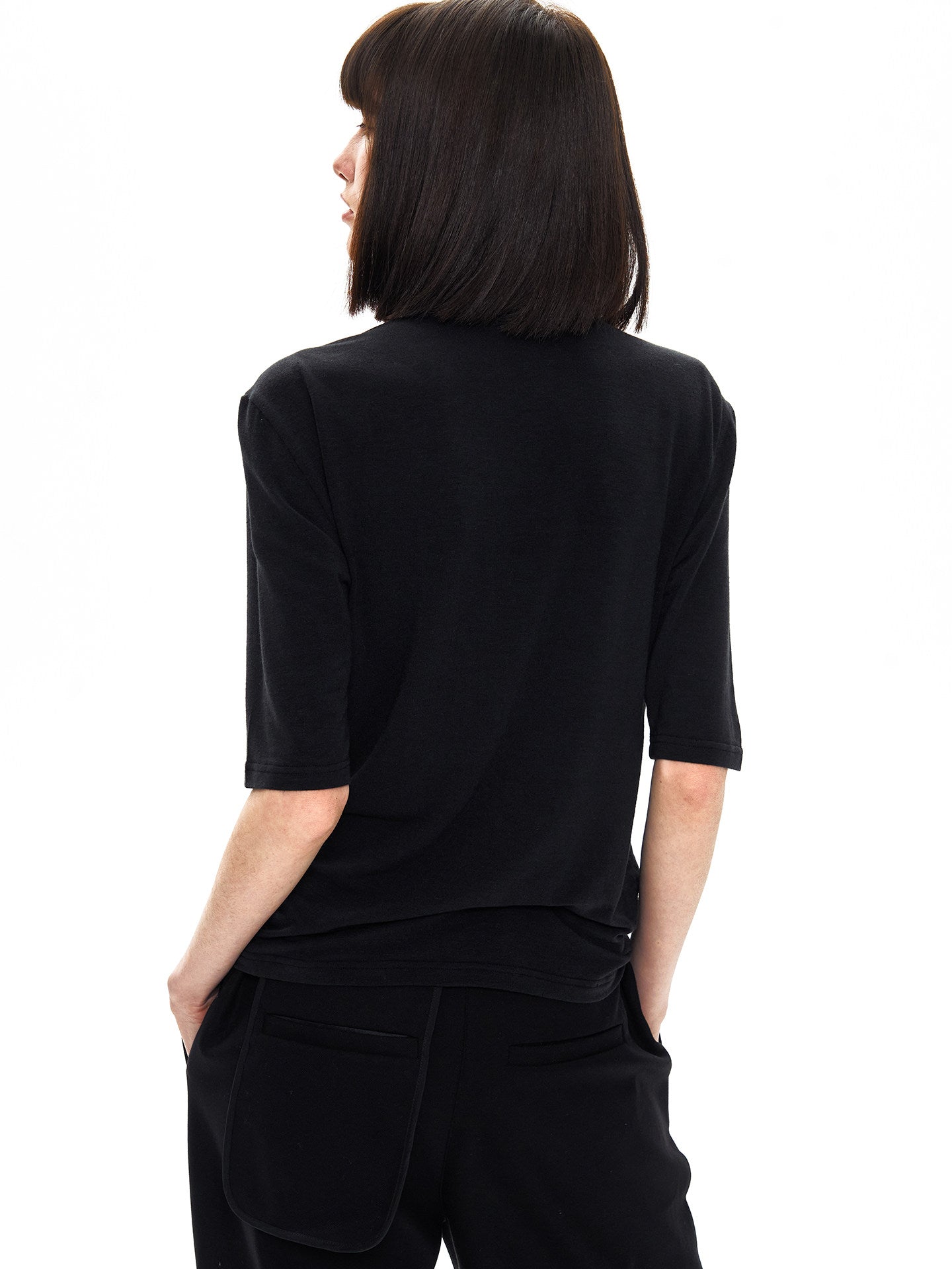 SHADOW PANEL SHORT SHIRT