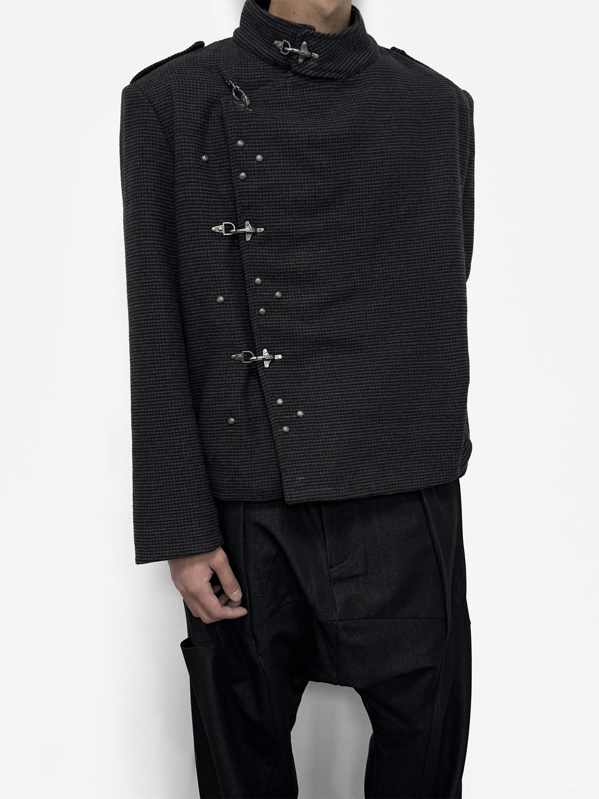 HOUNDSTOOTH FENCING SUIT JACKET