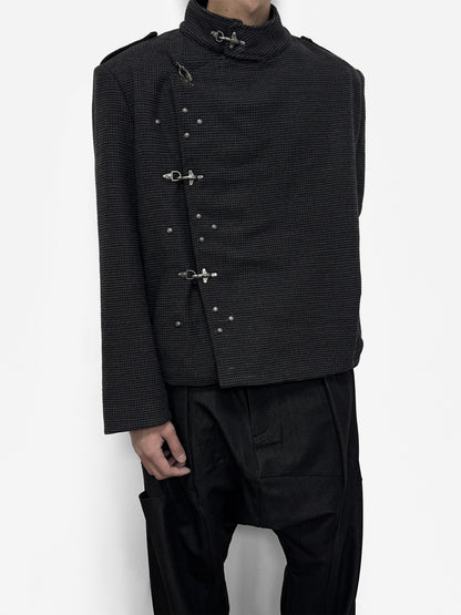 HOUNDSTOOTH FENCING SUIT JACKET
