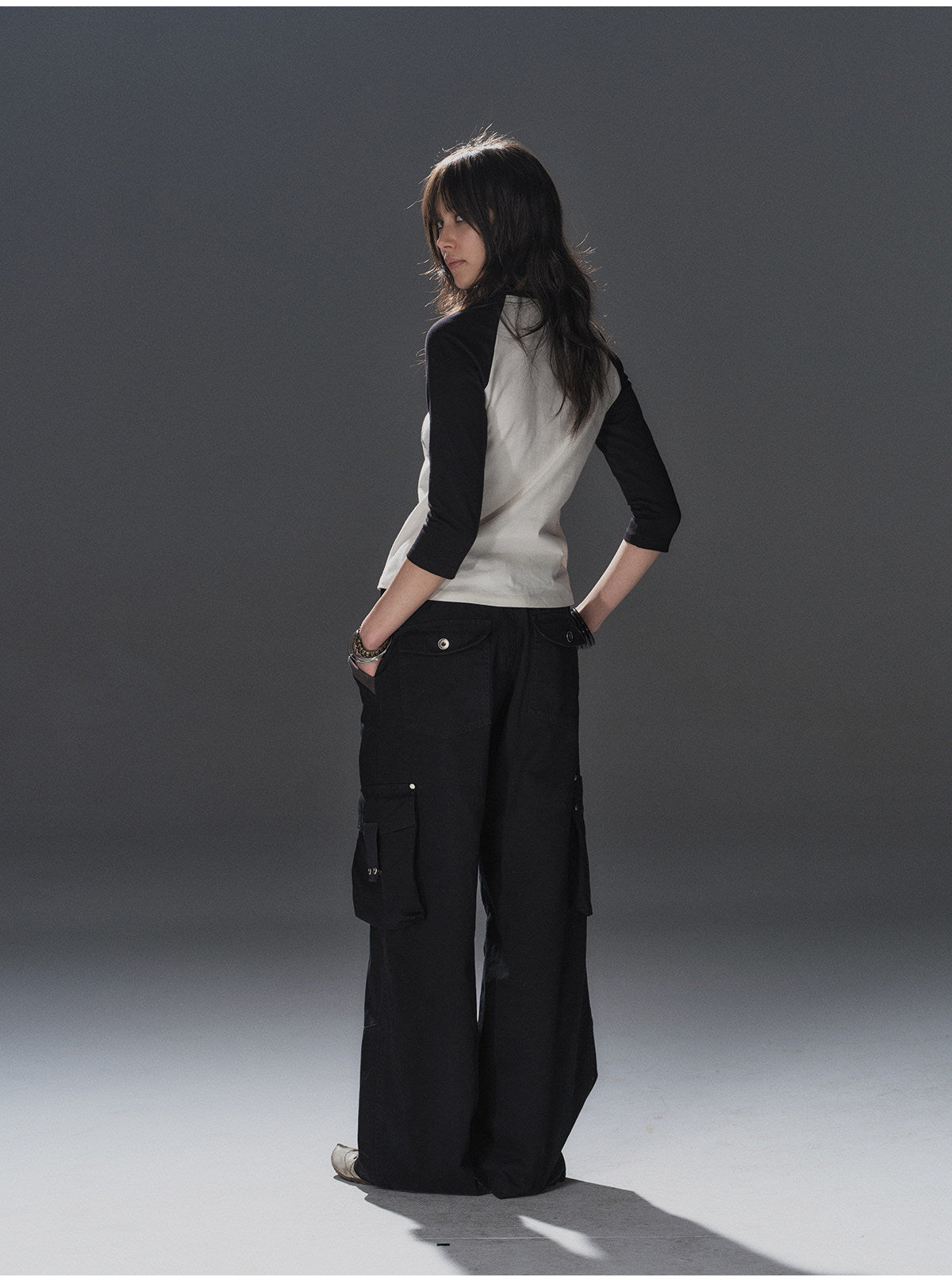 PONY SHADOW RAGLAN SLIM TEE