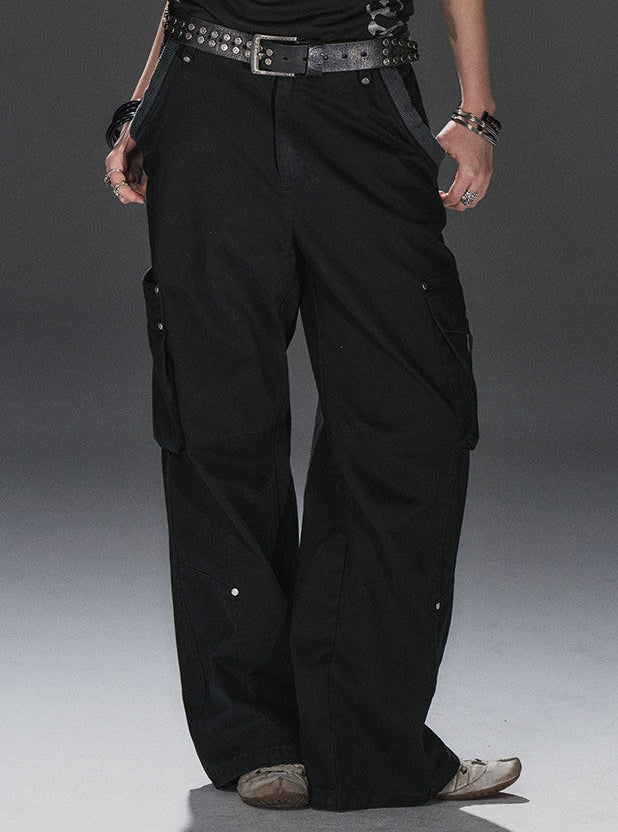 RIVET PANEL MULTI POCKET CARGO