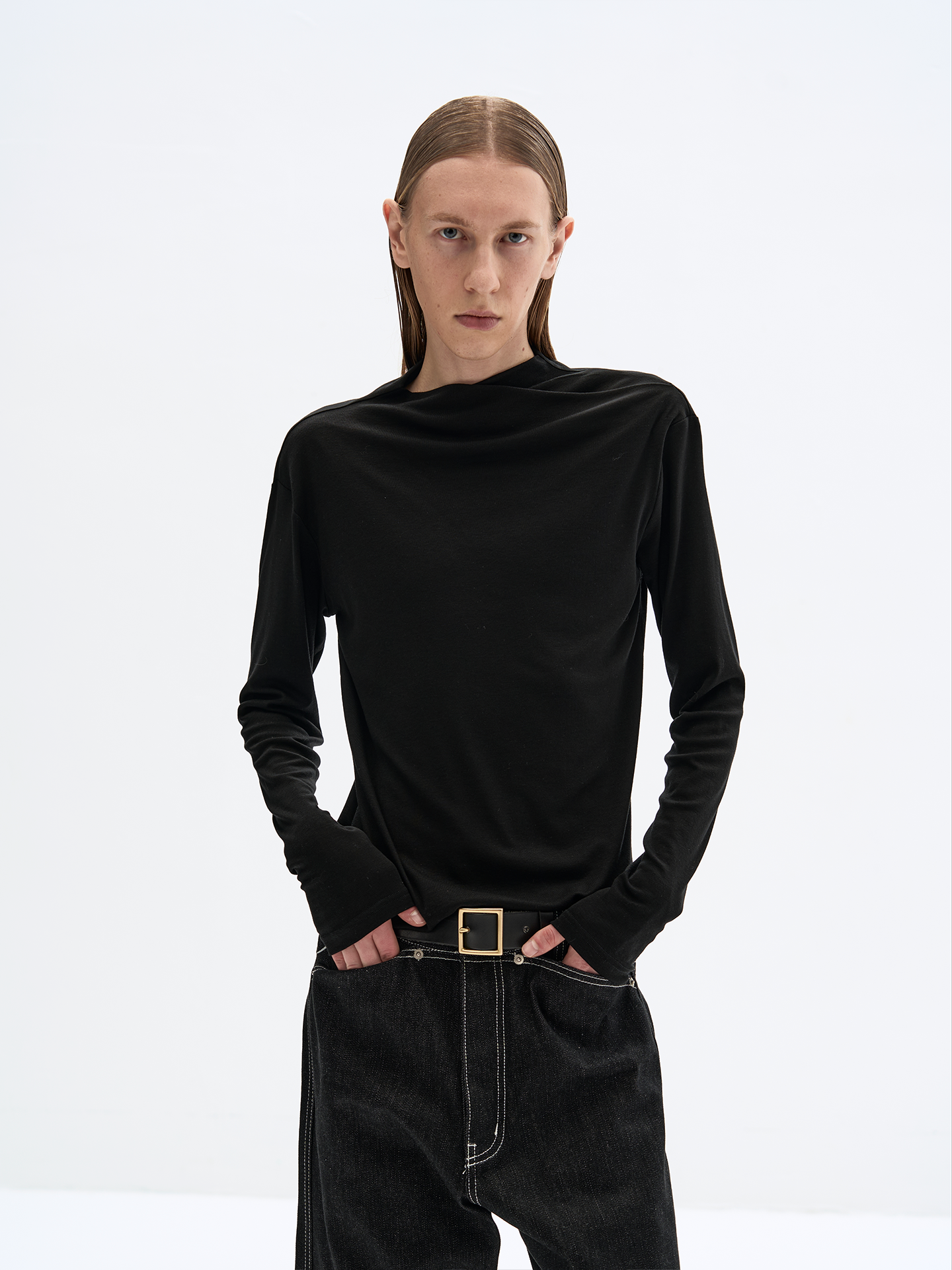TENCEL MERINO SLIM LONG TEE