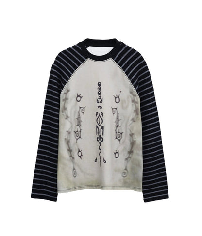 RAGLAN STRIPE SWEATSHIRT