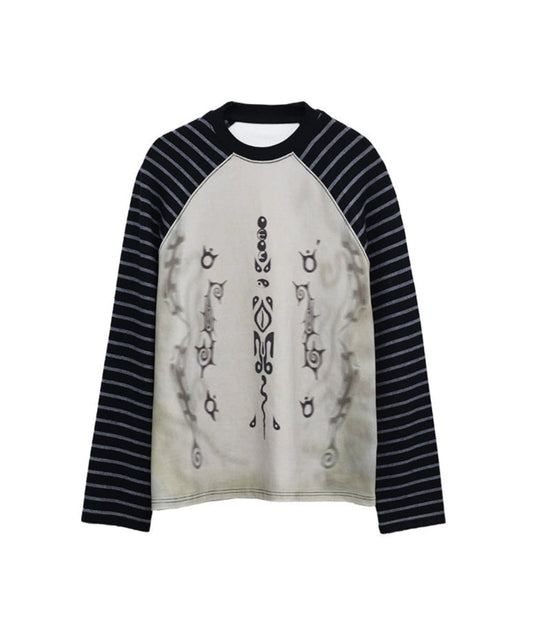 RAGLAN STRIPE SWEATSHIRT