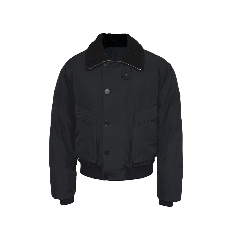FUR COLLAR PADDED DOWN JACKET