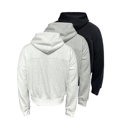 ARMOUR LOOP-ARCH SHORT HOODIE