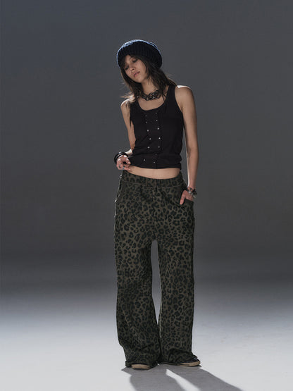 RHINESTONE RAW EDGE TANK TOP