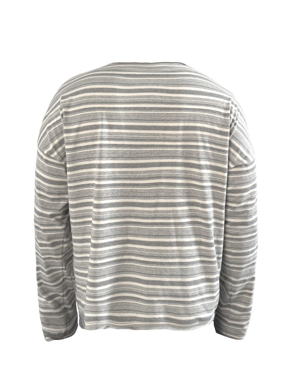 OFF-WHITE RELAXED STRIPE TOP