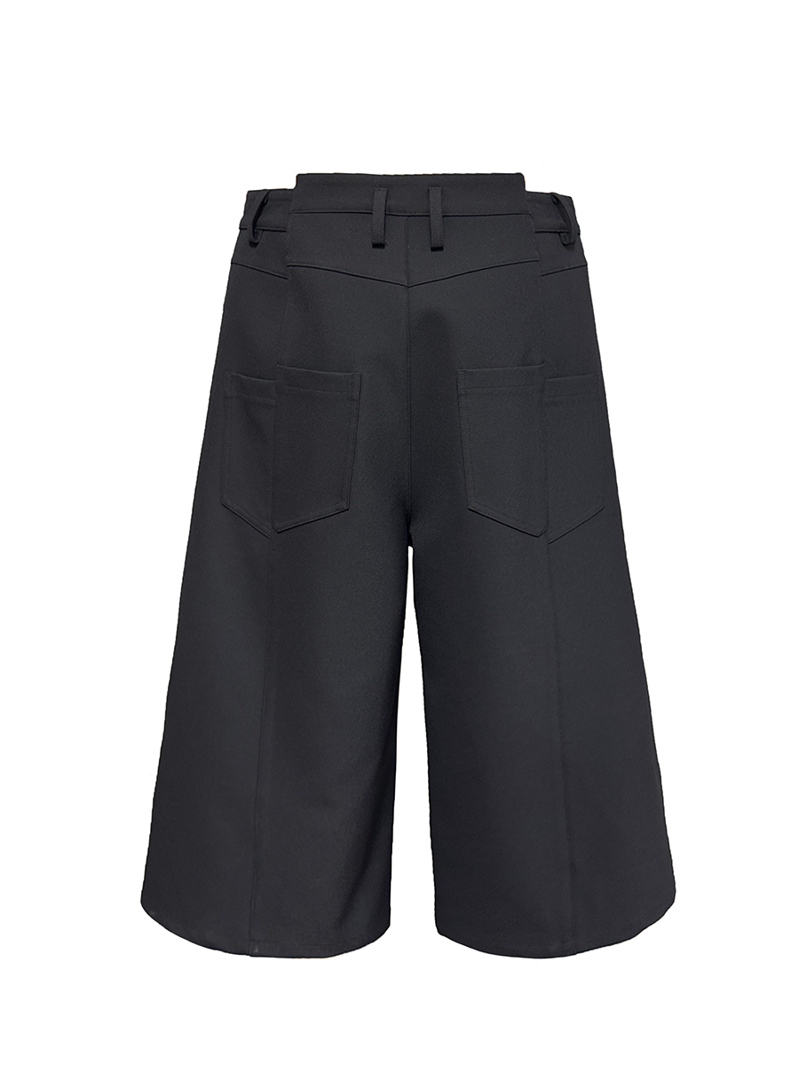 CURVED SHAPE 3/4 TROUSERS