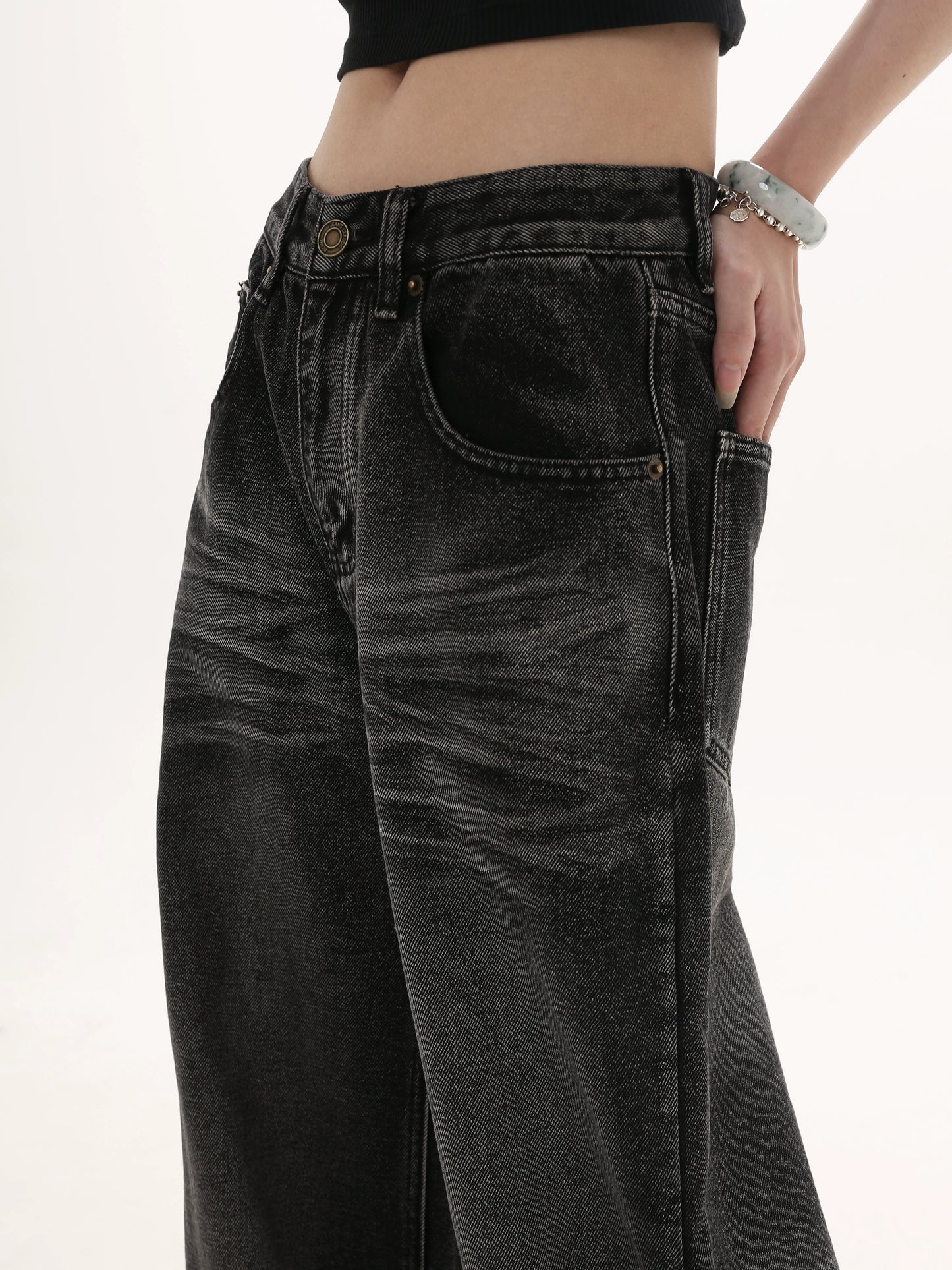 RETRO CASUAL STRAIGHT-LEG PANTS