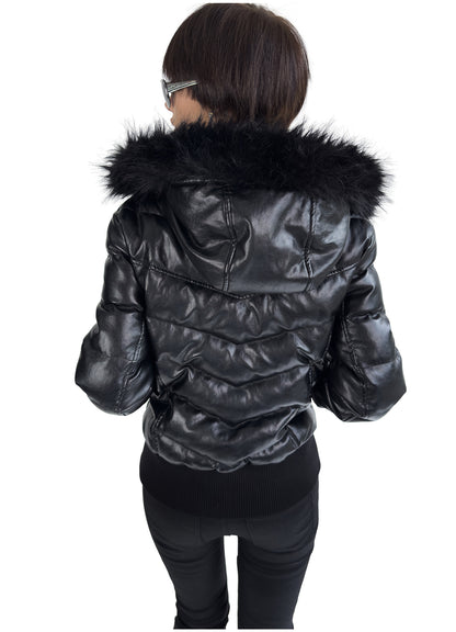 FROSTLINE FUR HOOD DOWN JACKET