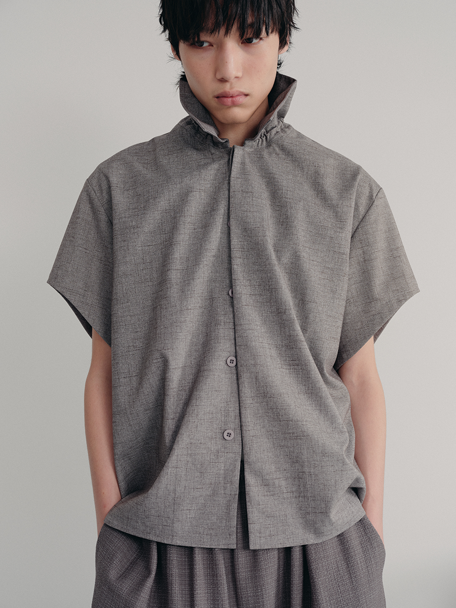 BUD COLLAR LINEN SHIRT