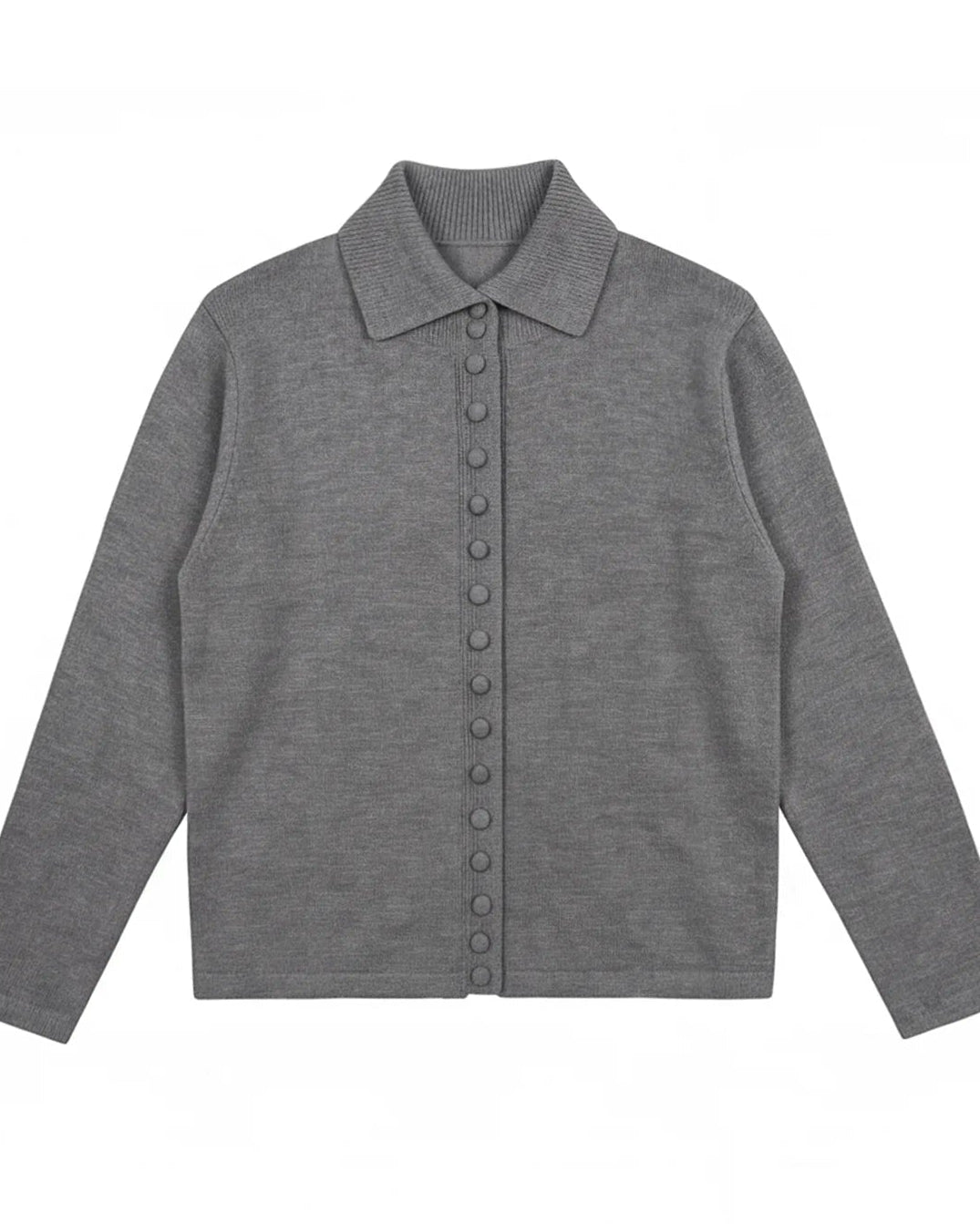 FLORAL TEXTURED ZIP COLLAR PULLOVER
