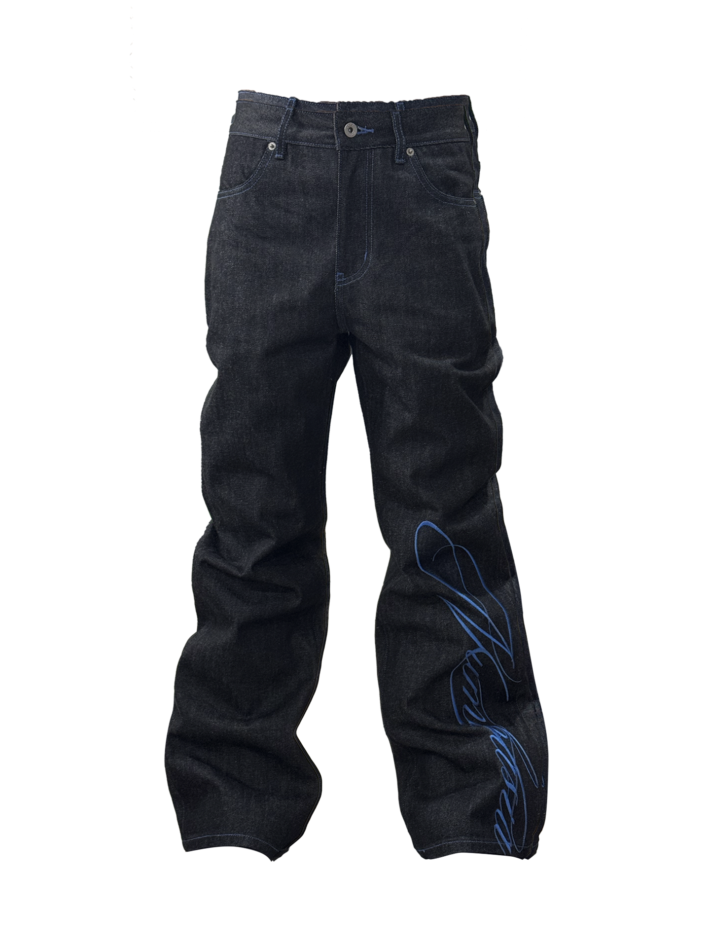 13OZ ASIA FLORAL BOOTCUT DENIM