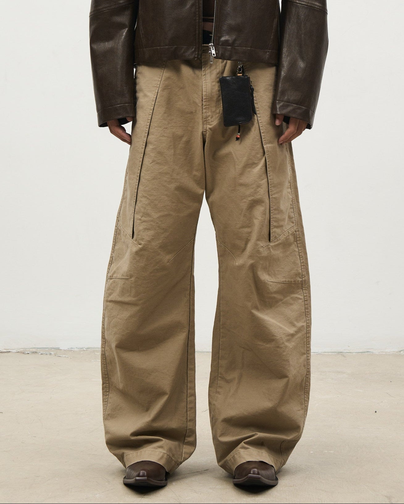 SICKLE CURVE A-LINE PANTS