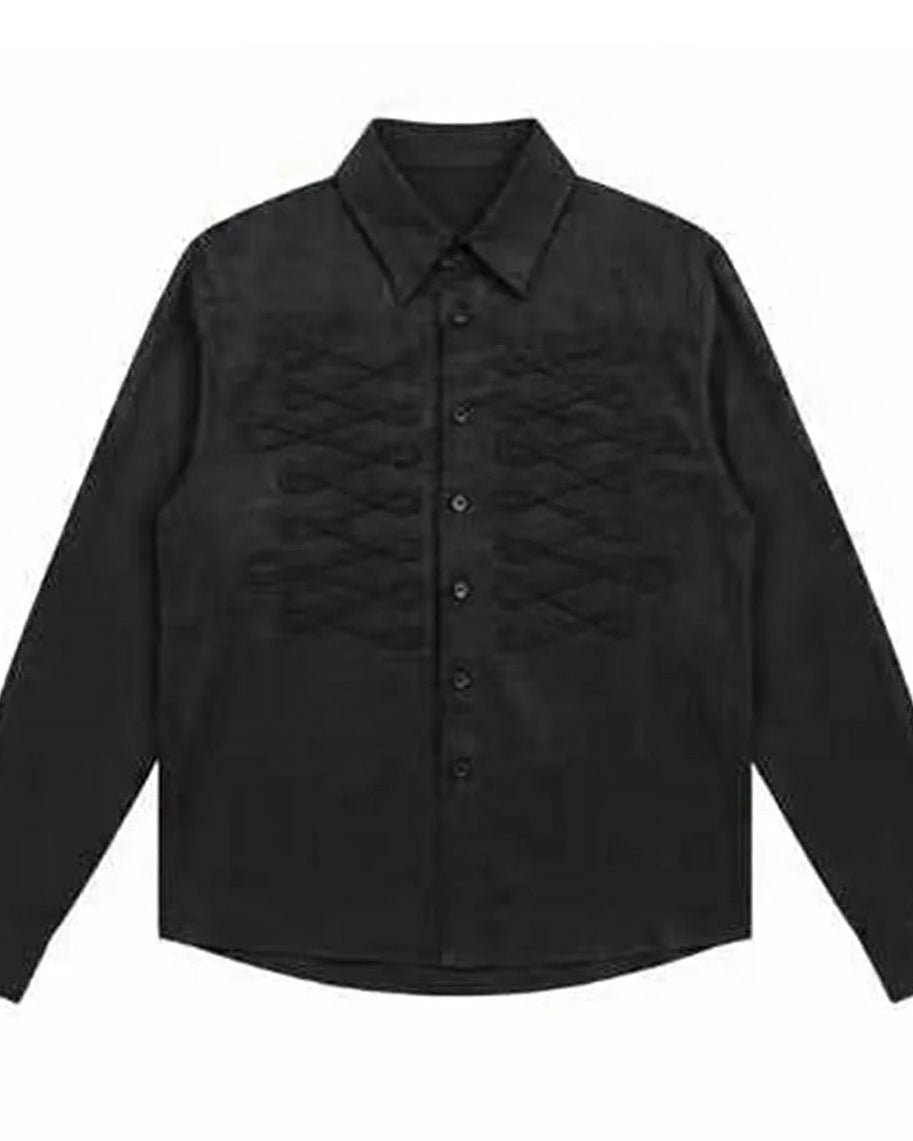 IMPERIAL COURT CORD EMBROIDERED SHIRT