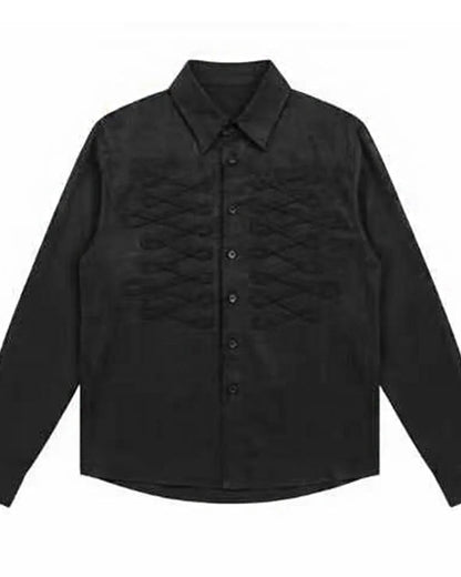 IMPERIAL COURT CORD EMBROIDERED SHIRT