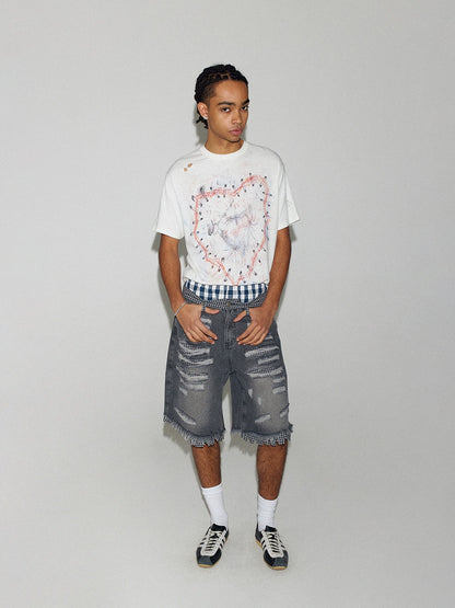 HEART RIPPED STREET TEE