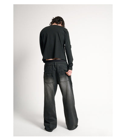 SILVER RIVET FITTED LONG SLEEVE