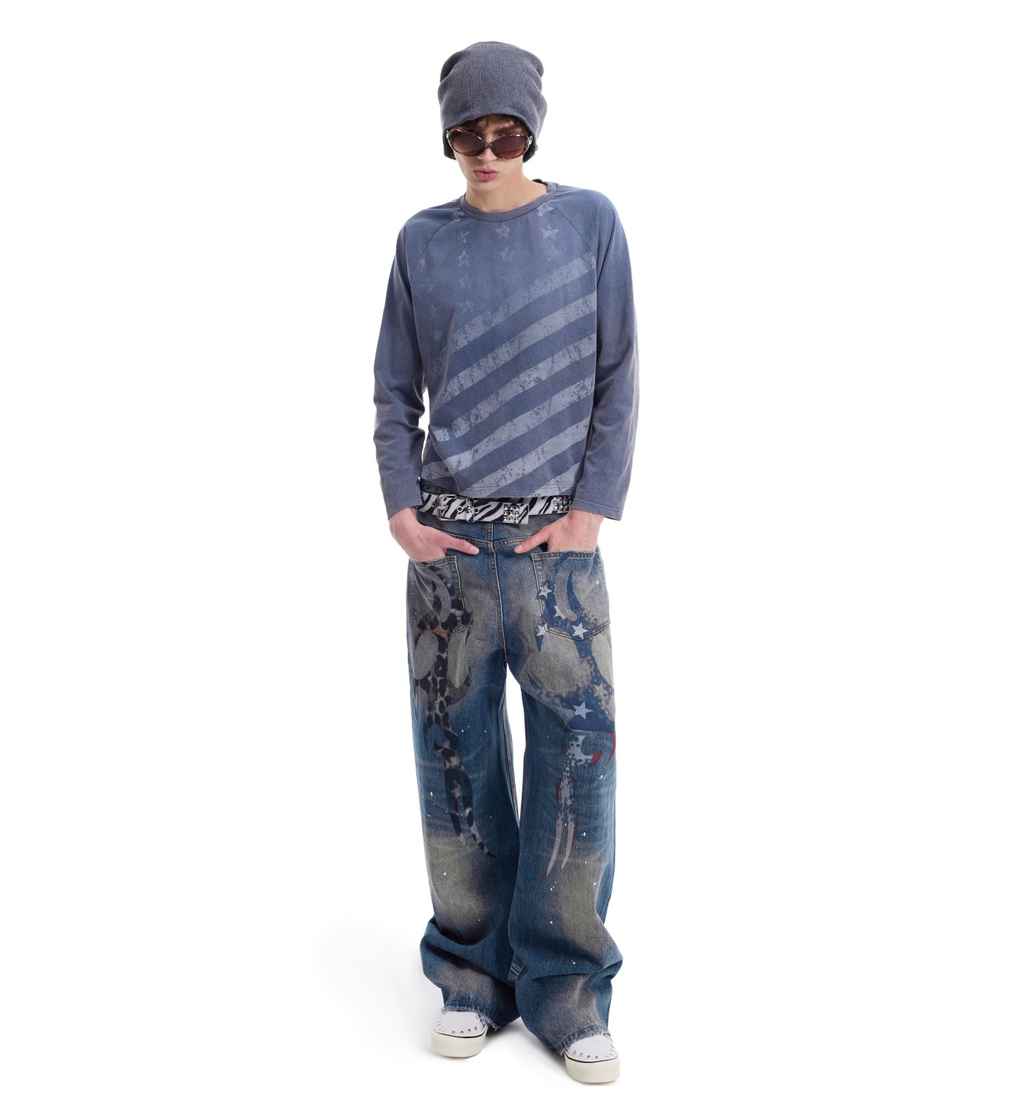 FADED NAVY STAR LONGSLEEVE