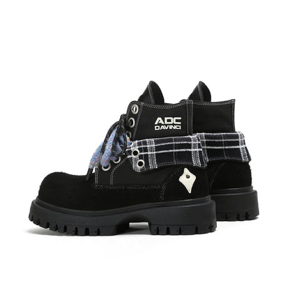 LACE UP Y2K CHUNKY BOOTS