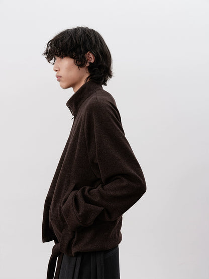 STRAPPY WOOL BLEND JACKET
