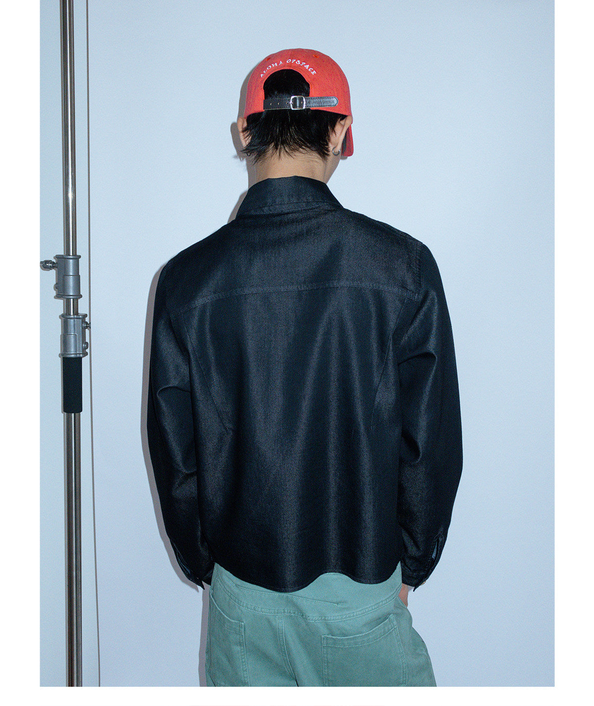 HEM DENIM KNIGHT SHIRT JACKET