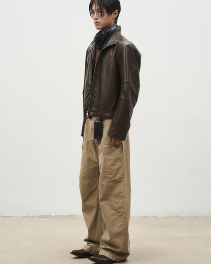 SICKLE CURVE A-LINE PANTS