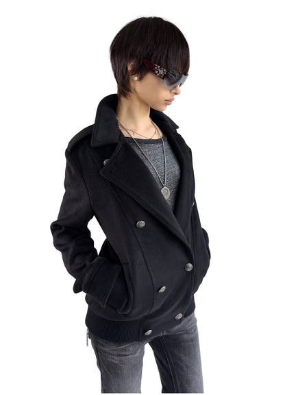 MID LENGTH DOUBLE BREASTED COAT