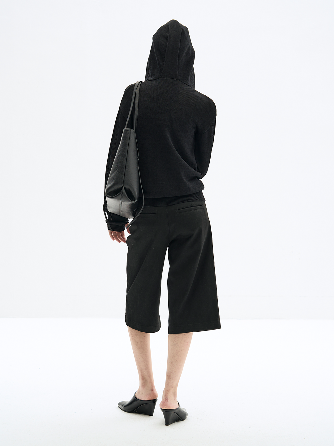 CURVED VOGUE EVENING HOOD SHIRT