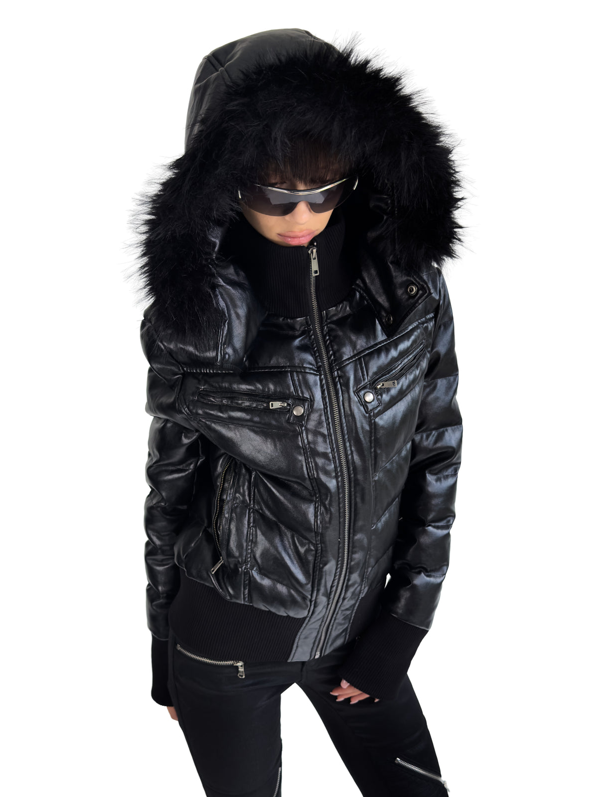 FROSTLINE FUR HOOD DOWN JACKET