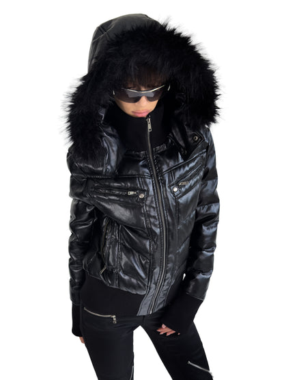 FROSTLINE FUR HOOD DOWN JACKET