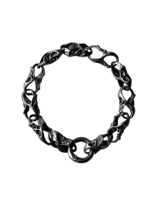 DARK SKULL LINK BRACELET