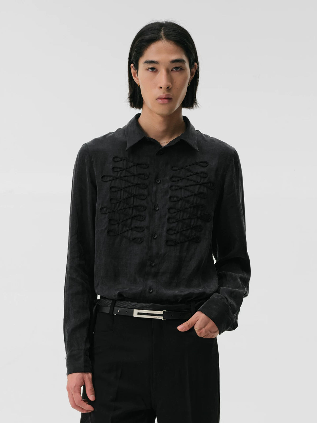 IMPERIAL COURT CORD EMBROIDERED SHIRT