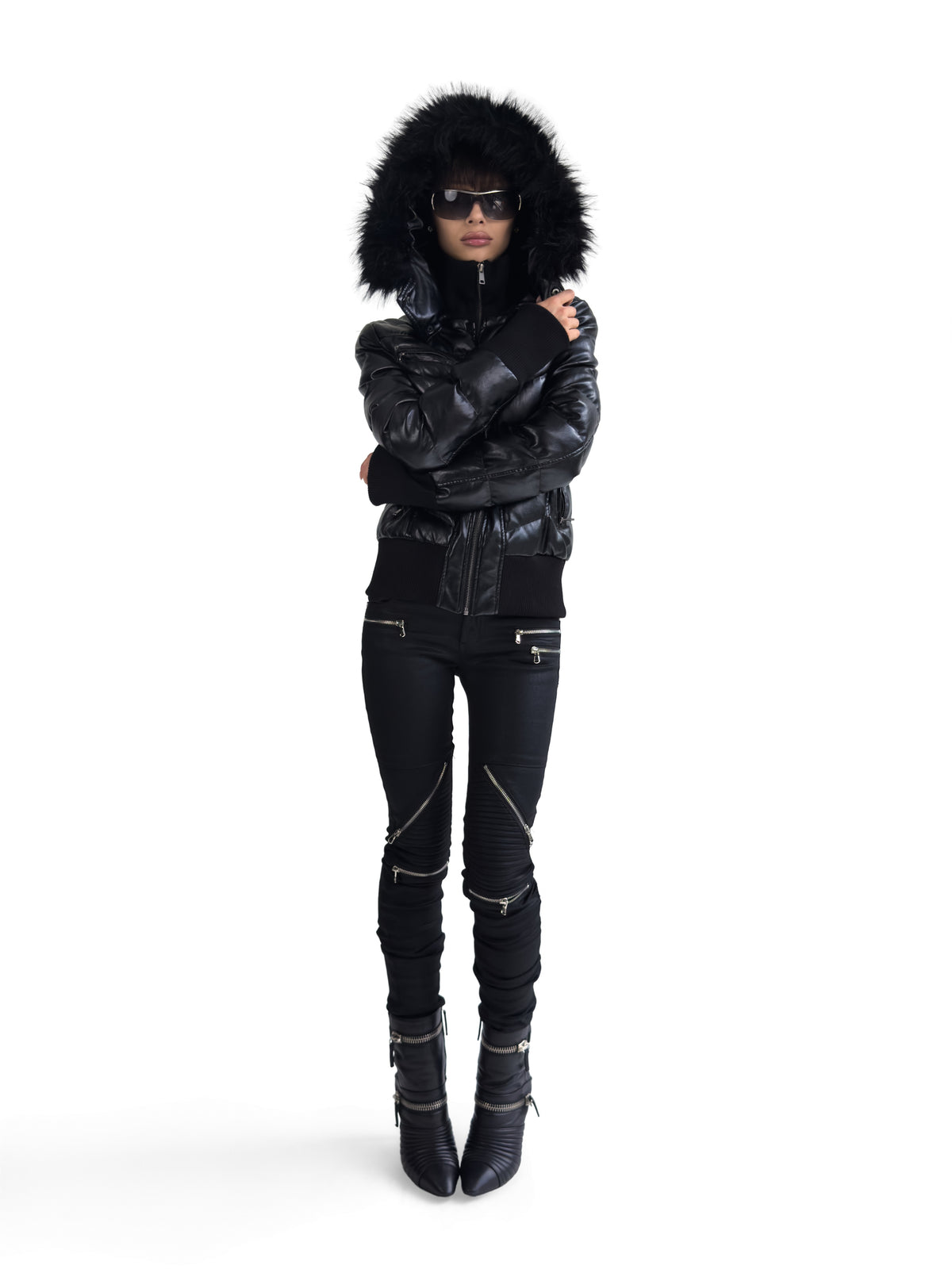 FROSTLINE FUR HOOD DOWN JACKET