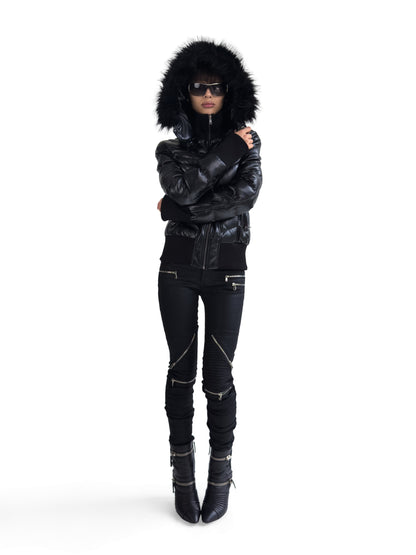 FROSTLINE FUR HOOD DOWN JACKET