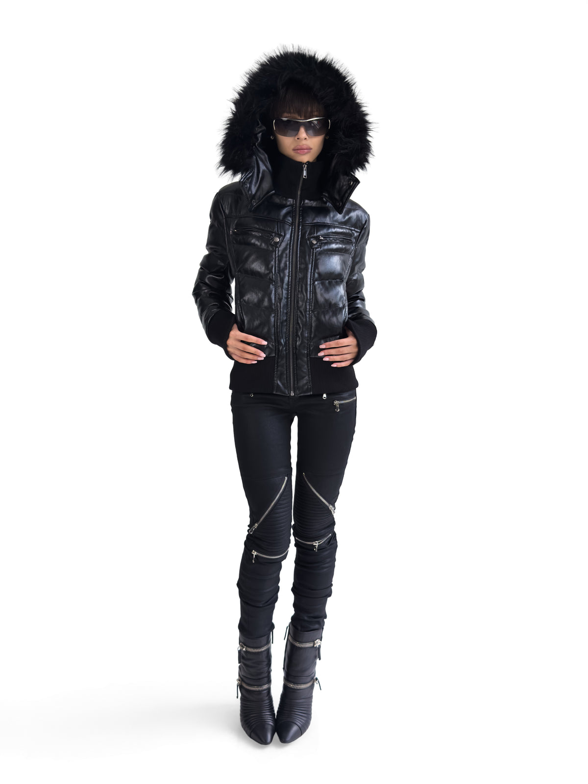 FROSTLINE FUR HOOD DOWN JACKET