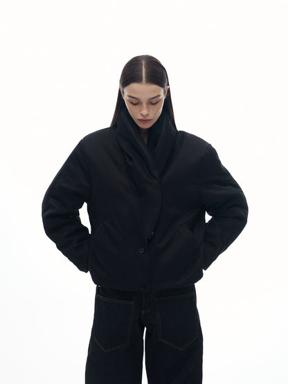 KATRINA TAILORED WOOL COLLAR COAT