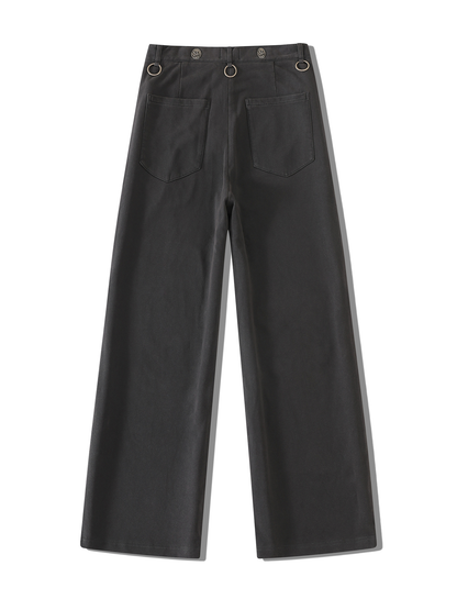 WASHED CONTRAST STITCH SWEATPANTS