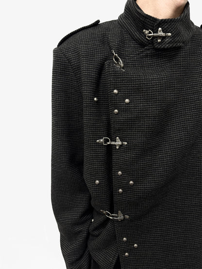 HOUNDSTOOTH FENCING SUIT JACKET
