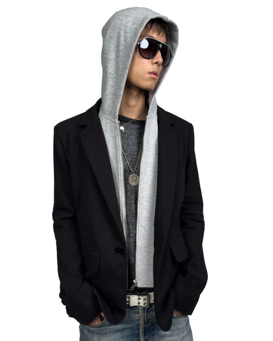 MOCK LAYER HOODED PHANTOM JACKET